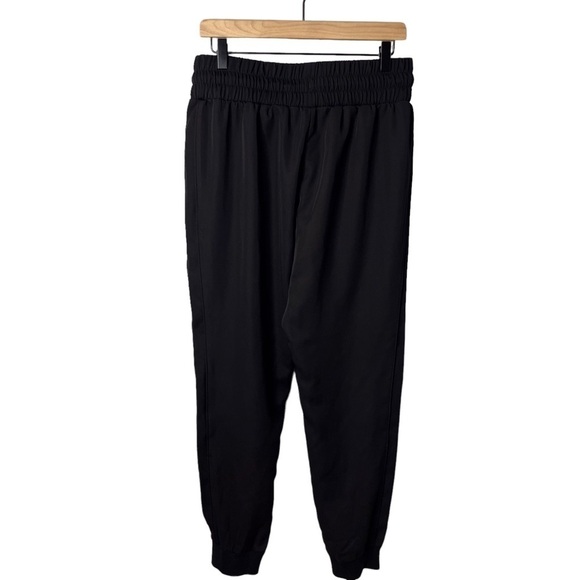 Carbon38 Elastic Waist Joggers High Waisted Black Size Medium - Picture 3 of 5
